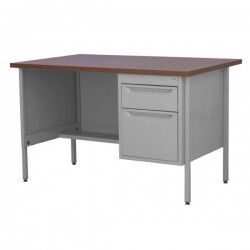 ESCRITORIO METALICO UN PEDESTAL 120