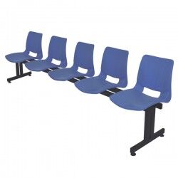 BANCA TANDEM POLY EVO POLIPROPILENO 5 PLAZAS